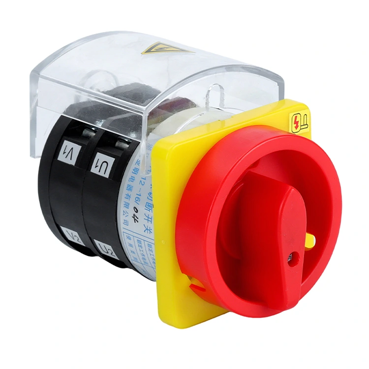 보호 커버가 있는 플레이트 장착 캠 조합 스위치