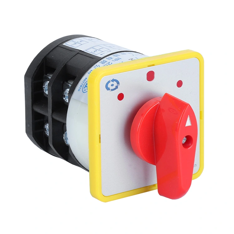 25A 수동 손잡이 제어 로터리 전환 스위치