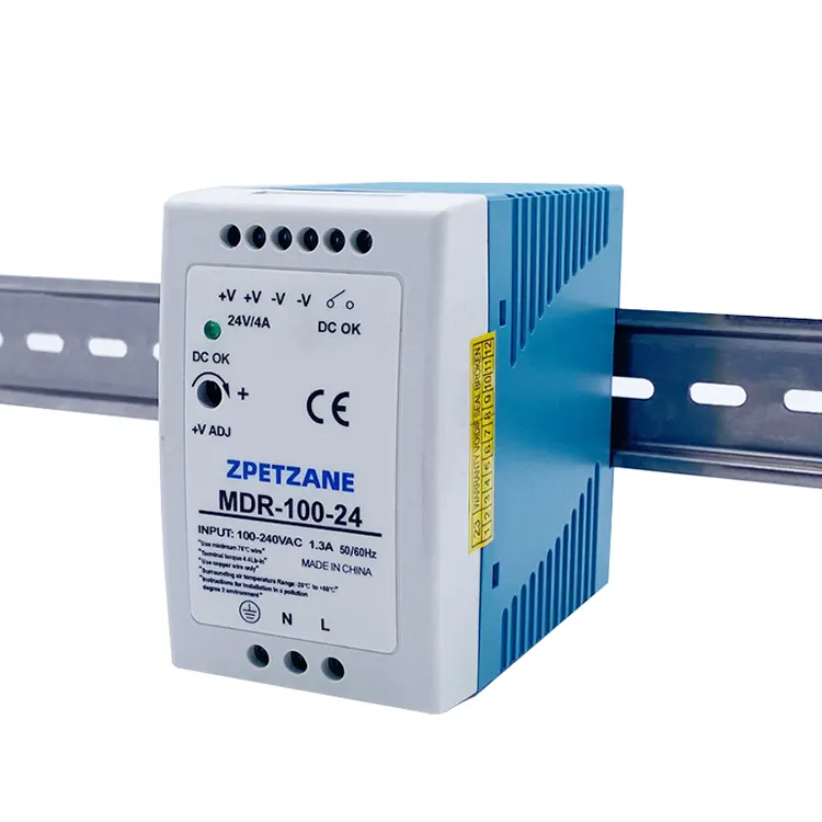 MDR-100W DIN 레일 장착형 스위치 전원 공급 장치