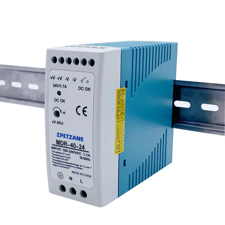 MDR-40W DIN 레일 장착형 스위치 전원 공급 장치